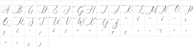 Augustyn FREE Regular  glyph index