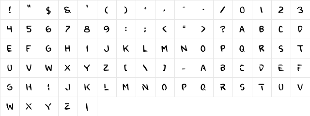 2Toon Regular  glyph index