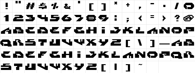 Radikal Normal  glyph index