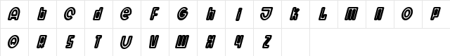 Wit Italic  glyph index