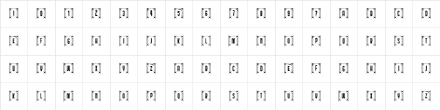 Capitalismo 8 Regular  glyph index