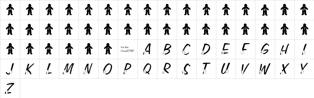 New Regular  glyph index