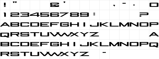 Be A Pro Regular  glyph index