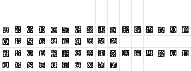 Eileen Regular  glyph index