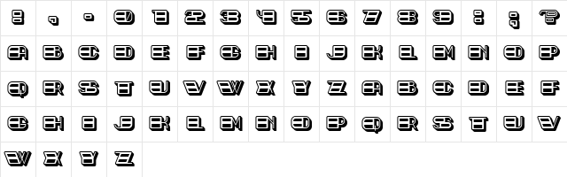 Toledo Half Filled Regular  glyph index