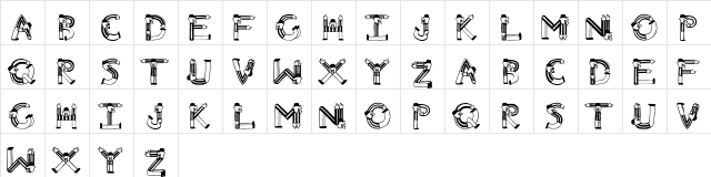 Arbitre Regular  glyph index
