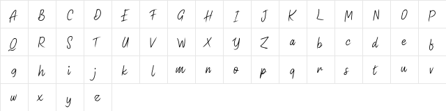 Acusted FREE Regular  glyph index