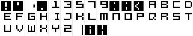 All Square Now Regular  glyph index