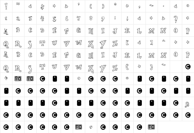 Dickwhipped Lincoln  glyph index