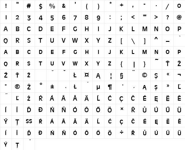 AntiqueOliSCTEEReg Regular  glyph index