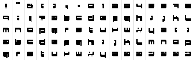 HKI metropol Regular  glyph index