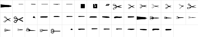 LesOutils Medium  glyph index