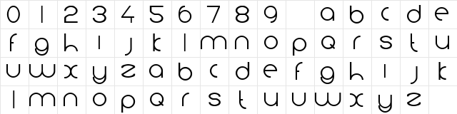 koeschaap Regular  glyph index