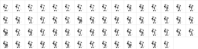 pf_xmas_santas_tree Regular  glyph index