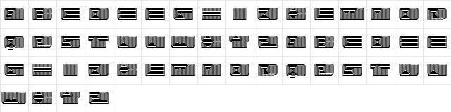 Turkish Regular  glyph index