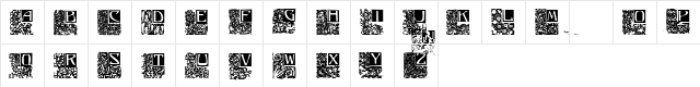 ryp_ornate5 Regular  glyph index
