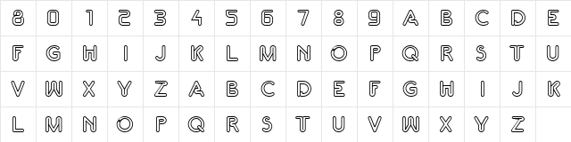 Made Mo1 Regular  glyph index