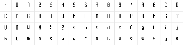 gogogogo Regular  glyph index