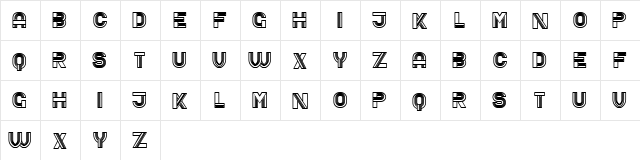 Bathroom Grandiose Light Regular  glyph index