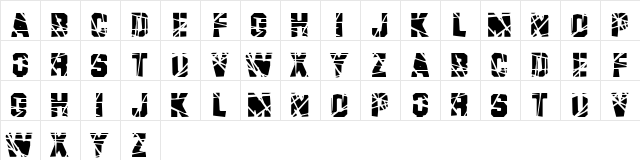 Brad Normal  glyph index