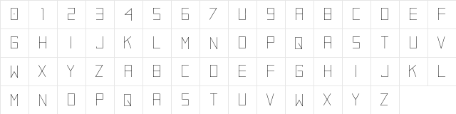 Kacugak - demo version Regular  glyph index