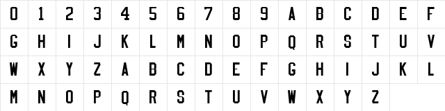 NHL Edmonton Regular  glyph index