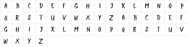 Bright Sunshine Cap Demo Regular  glyph index