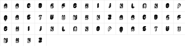 Allora Regular  glyph index