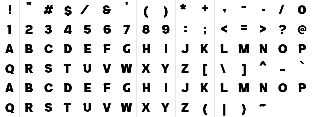 a Black Lives BlackLives  glyph index