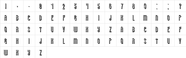 Already Regular  glyph index