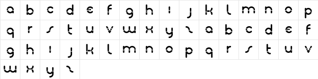 ojol Regular  glyph index