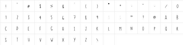 Caps Lock Regular  glyph index