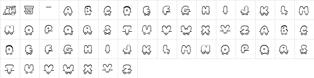 JI Toy Train JI Toy Train  glyph index