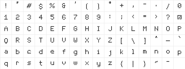 London Font Regular  glyph index