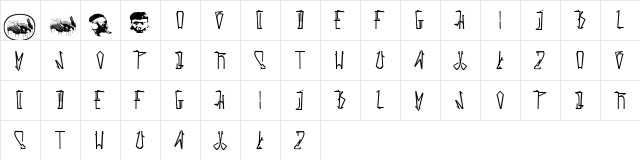 Estactu Estactu  glyph index