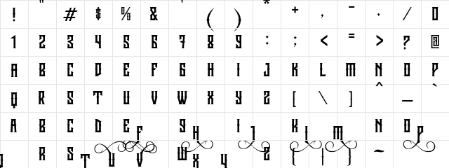 Jibriel Small Caps Jibriel Small Caps  glyph index