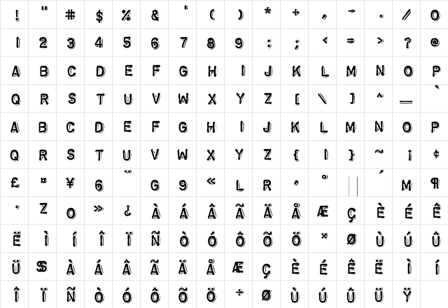 Chromosome Heavy  glyph index