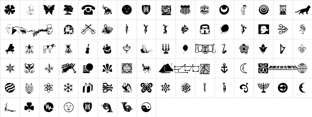 DavysNewOther Normal  glyph index