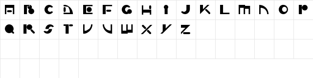Zippy Regular  glyph index