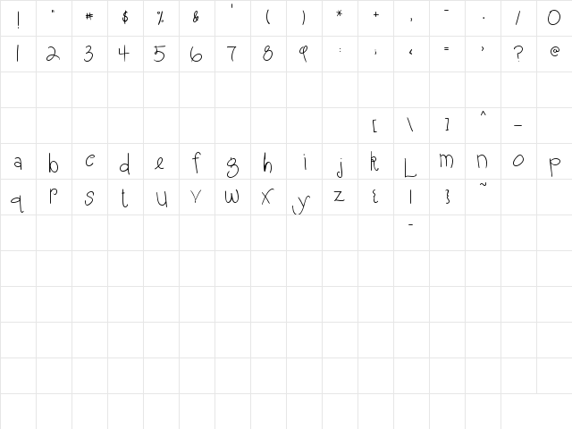 2Peas vanilla bean Regular  glyph index