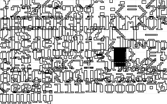 FixCystNeon Regular  glyph index
