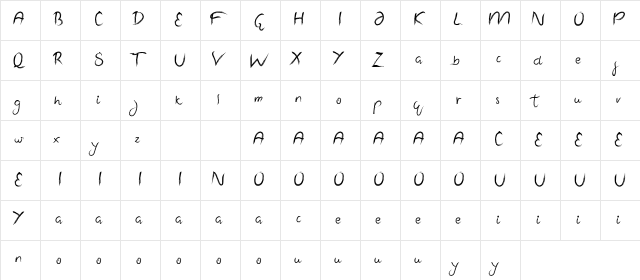 Wolf Rubeus Demo Regular  glyph index