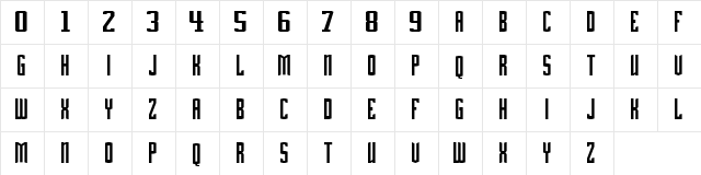 NHL Edmonton Alternate Regular  glyph index