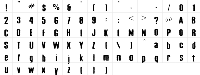 acid_reflux Regular  glyph index