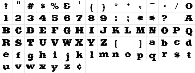 2 LynwoodCrakd DNA Regular  glyph index