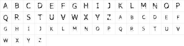 Detoxify Regular  glyph index