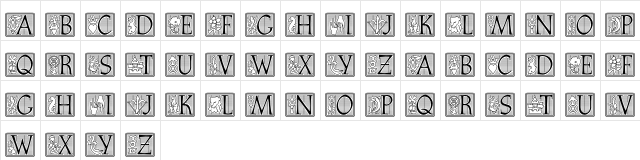 Athenaeum Initial CG Positive Regular  glyph index