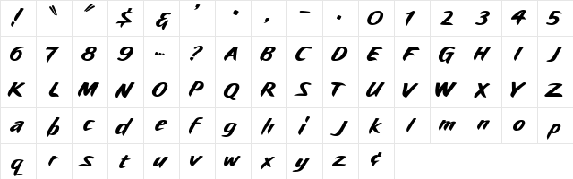 0 CazFat DNA Regular  glyph index