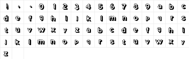 Coming Soon Regular  glyph index