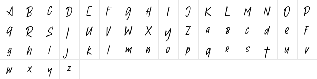 Jello FREE Regular  glyph index